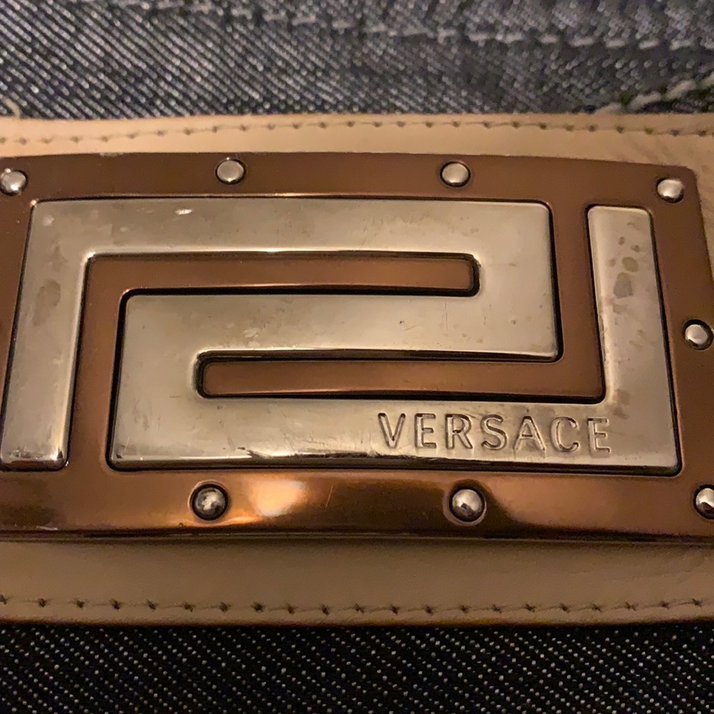 Authentic Versace denim cropped jeans